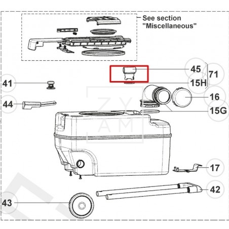 Aireador Cassette Dometic CTS