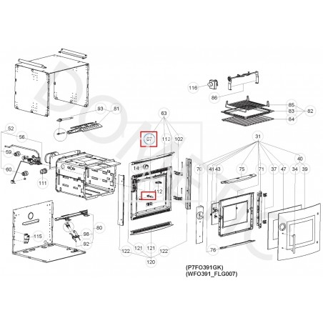 Pivote Lateral Horno Dometic