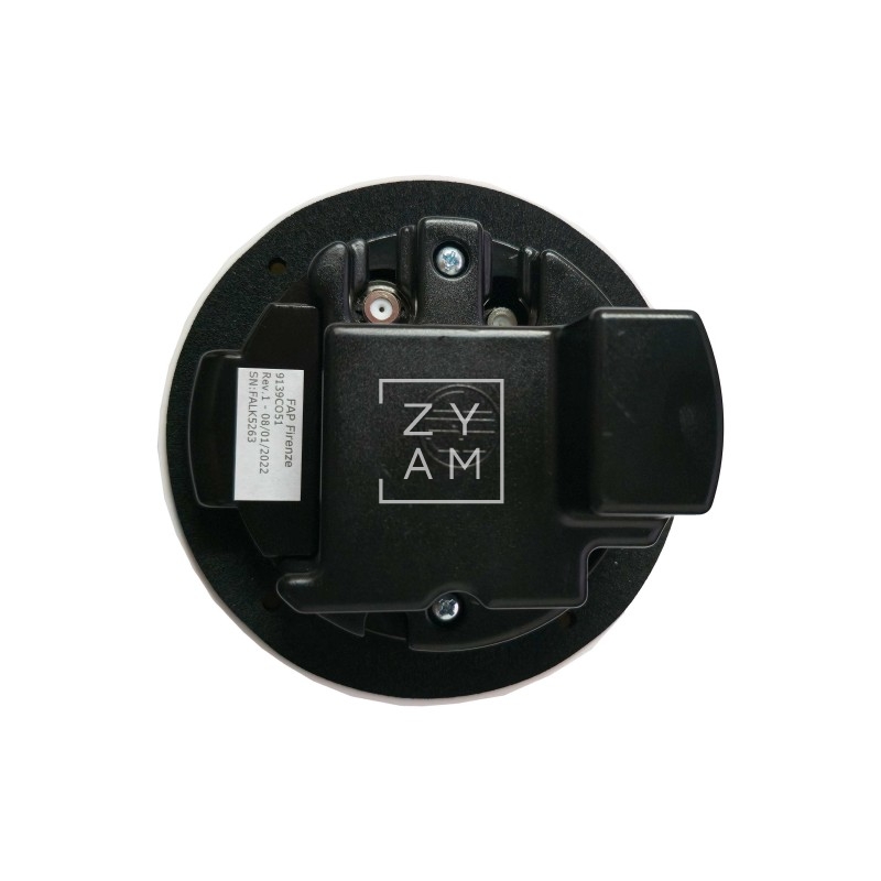 Toma Exterior Orus 220V, 12V, TV y Satélite Blanca