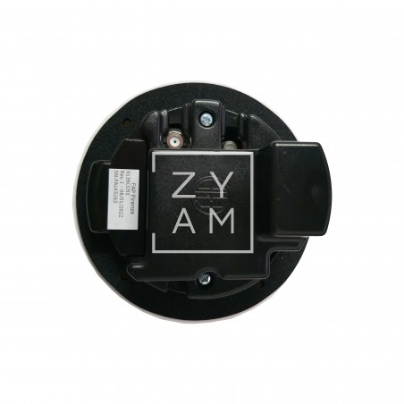 Toma Exterior Orus 220V, 12V, TV y Satélite Blanca