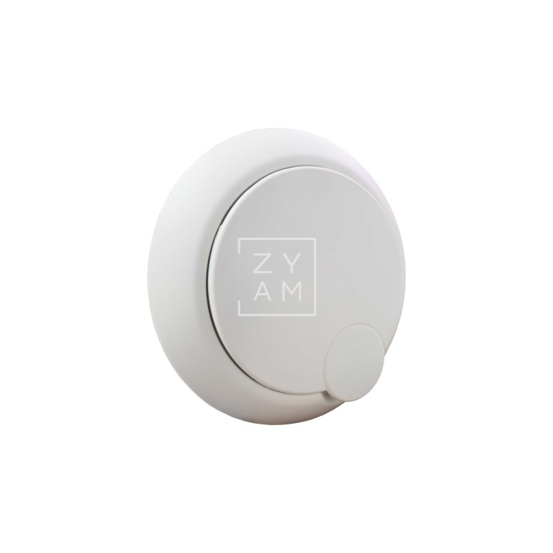 Toma Exterior Orus 220V, 12V, TV y Satélite Blanca