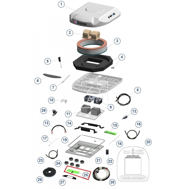 Display Control Aire Climatizador Ever