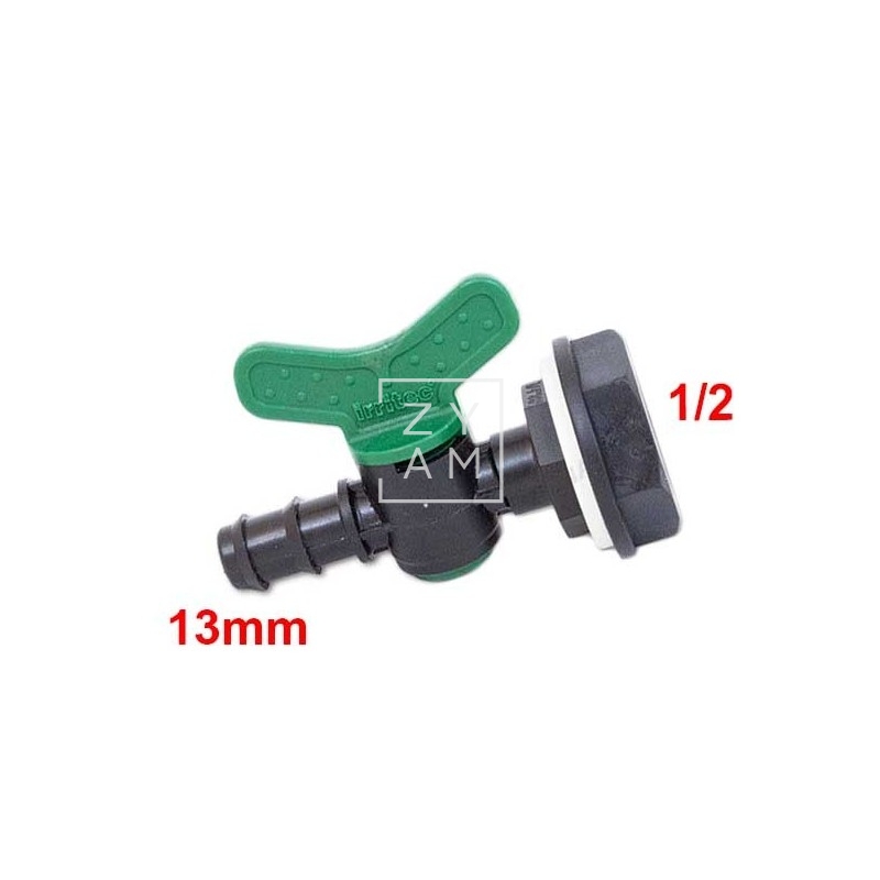 Válvula Mariposa 1/2 x 13 mm