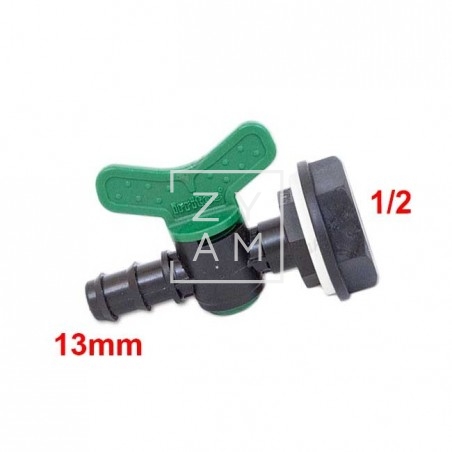 Válvula Mariposa 1/2 x 13 mm