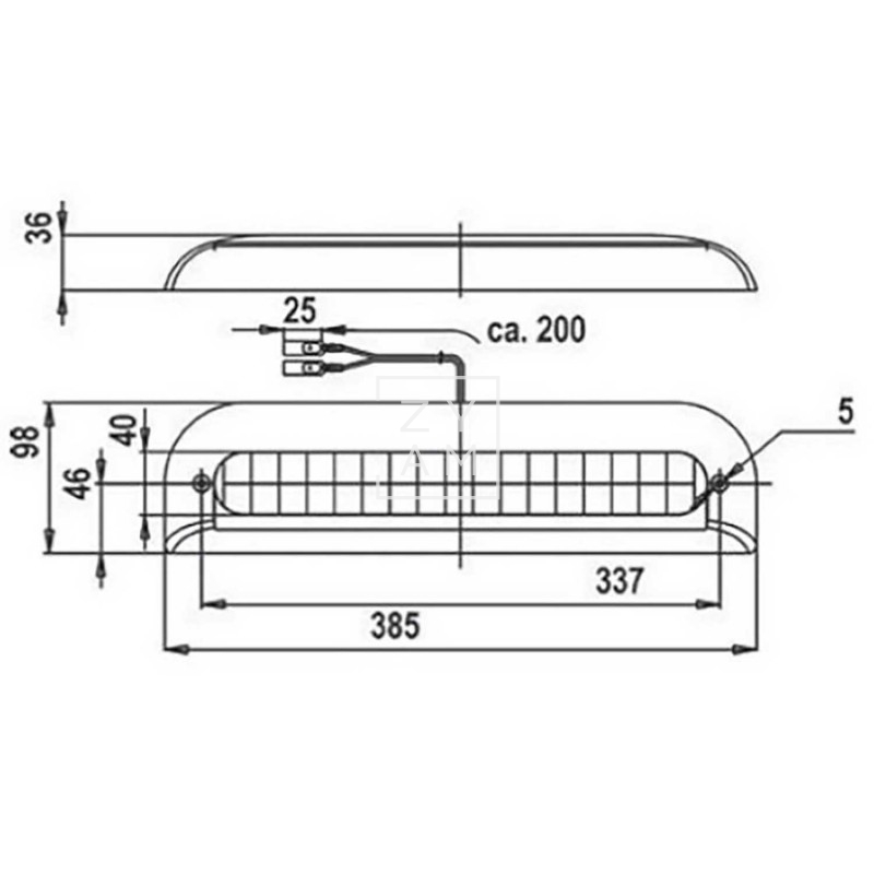 Piloto 3ª Luz de Freno Jokon JHBL 03