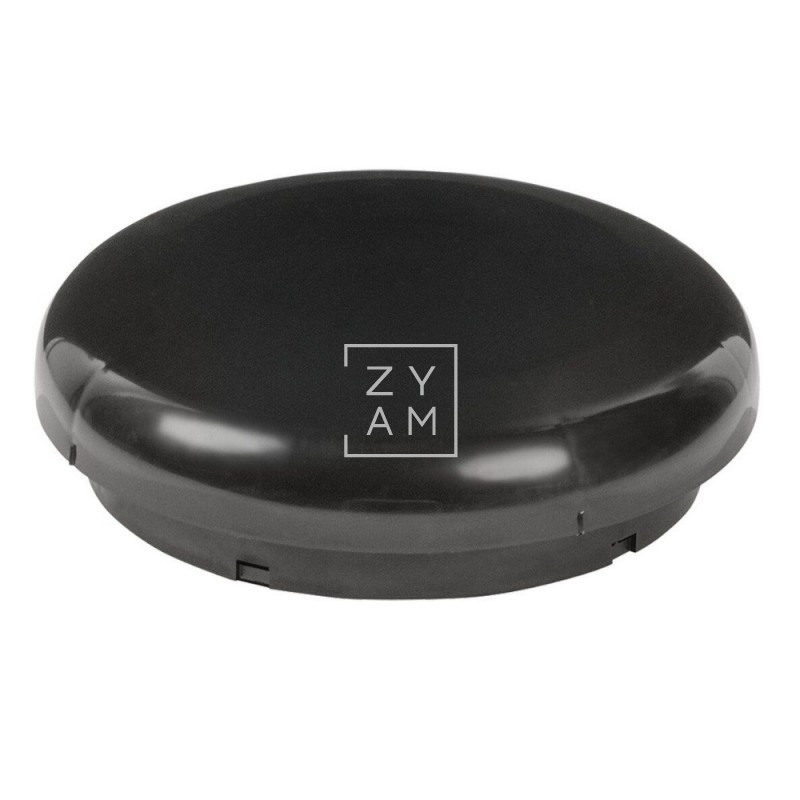 Aireador Circular Techo Negro 100