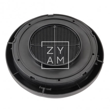 Aireador Circular Techo Negro 100