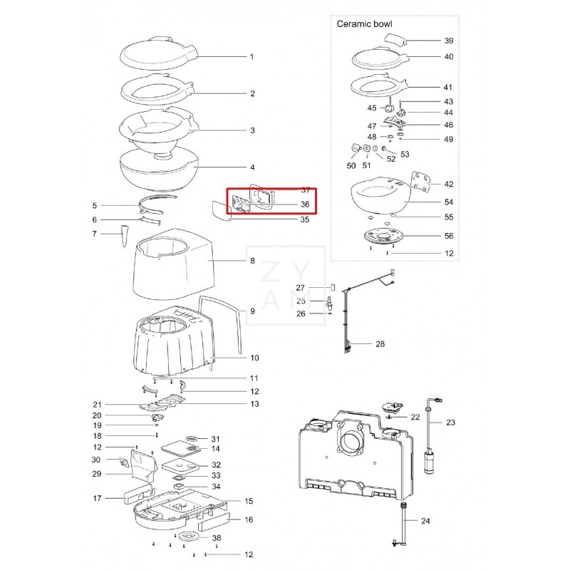 Panel de Control SW WC C250 / C260