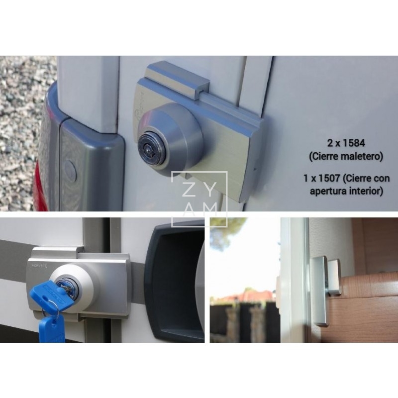 Cerradura Seguridad IMC 1585 x3 Kit