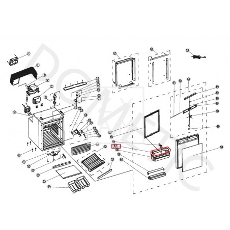 Soporte Botellas Nevera Dometic CRX 110