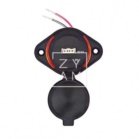 Toma USB Power PD y QC 12V Rombo