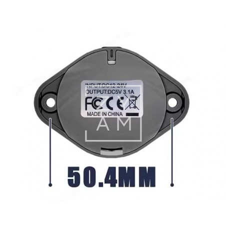 Toma USB Power PD y QC 12V Rombo