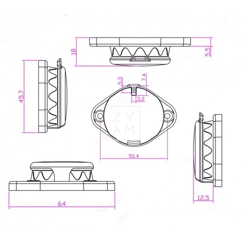 Toma USB Power PD y QC 12V Rombo