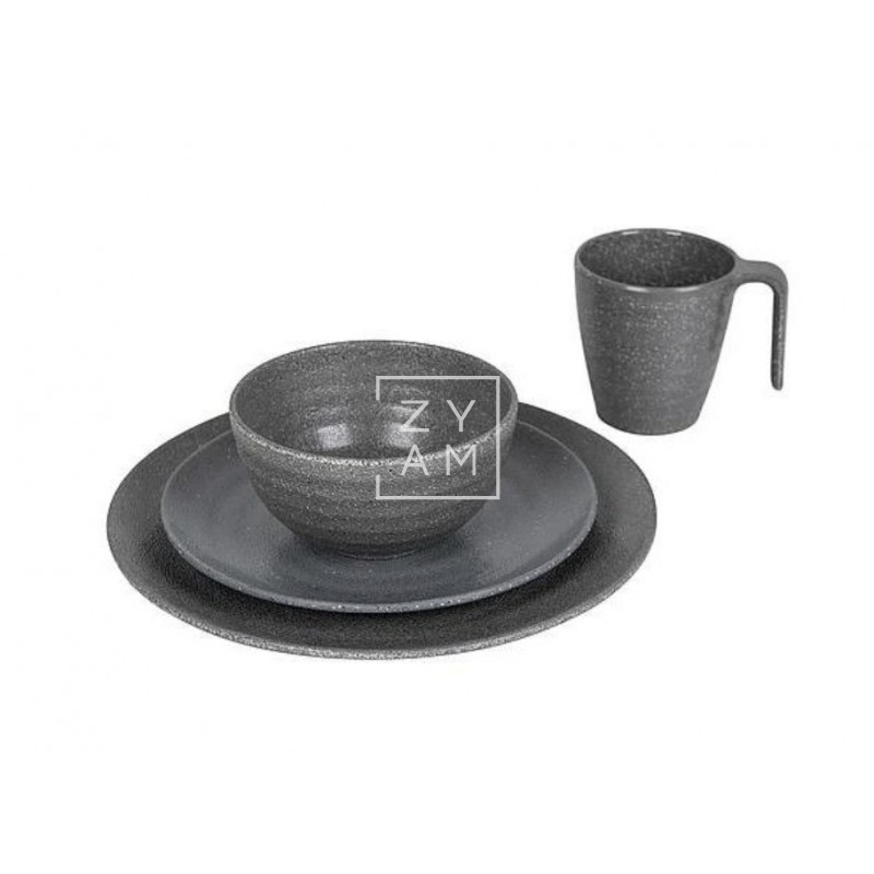 Conjunto Melamina Stone 16 Piezas