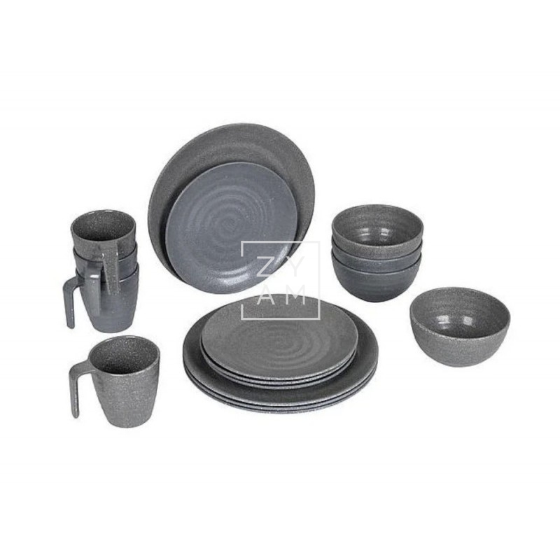 Conjunto Melamina Stone 16 Piezas