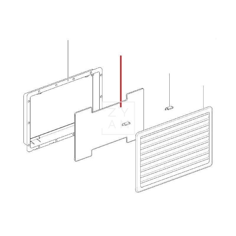 REJILLA TAPA NEVERA INVI THETFORD MED