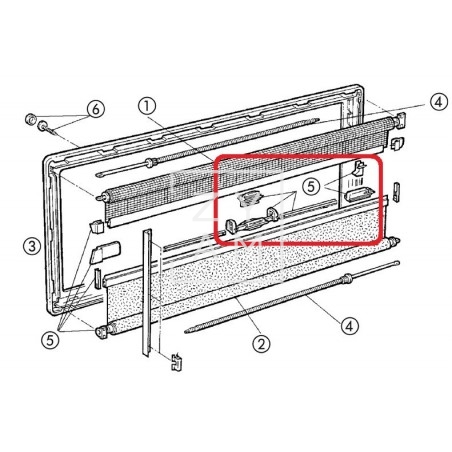 KIT REPARACION VENTANA S3/S4