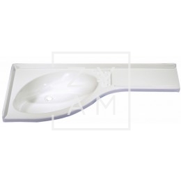 LAVABO L 84X38 BLANCO DERECHA