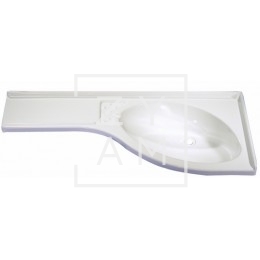 Lavabo L 84X38 Blanco Izquierda