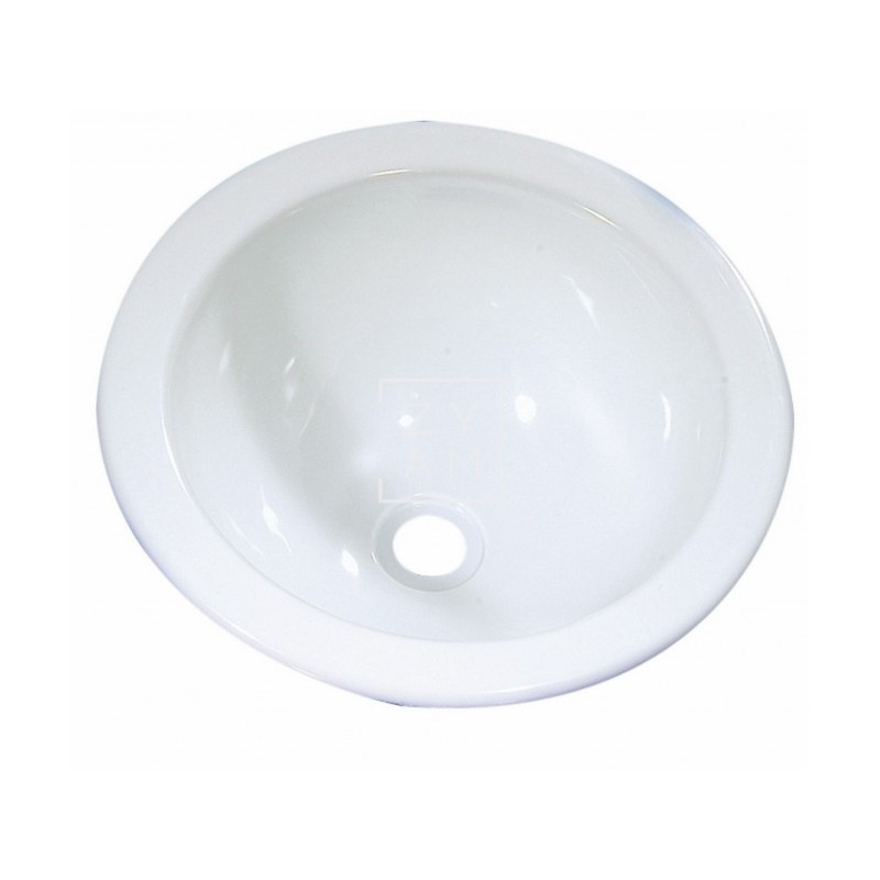 LAVABO REDONDO 29X23X12 BLANCO
