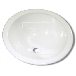 LAVABO REDONDO 36X30X14 BLANCO