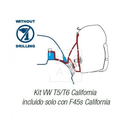 TOLDO F45S 260 VW T5/T6 CALIFORNIA