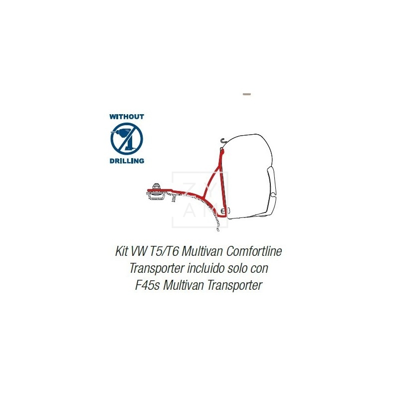 Toldo Fiamma F45S VW T5/T6