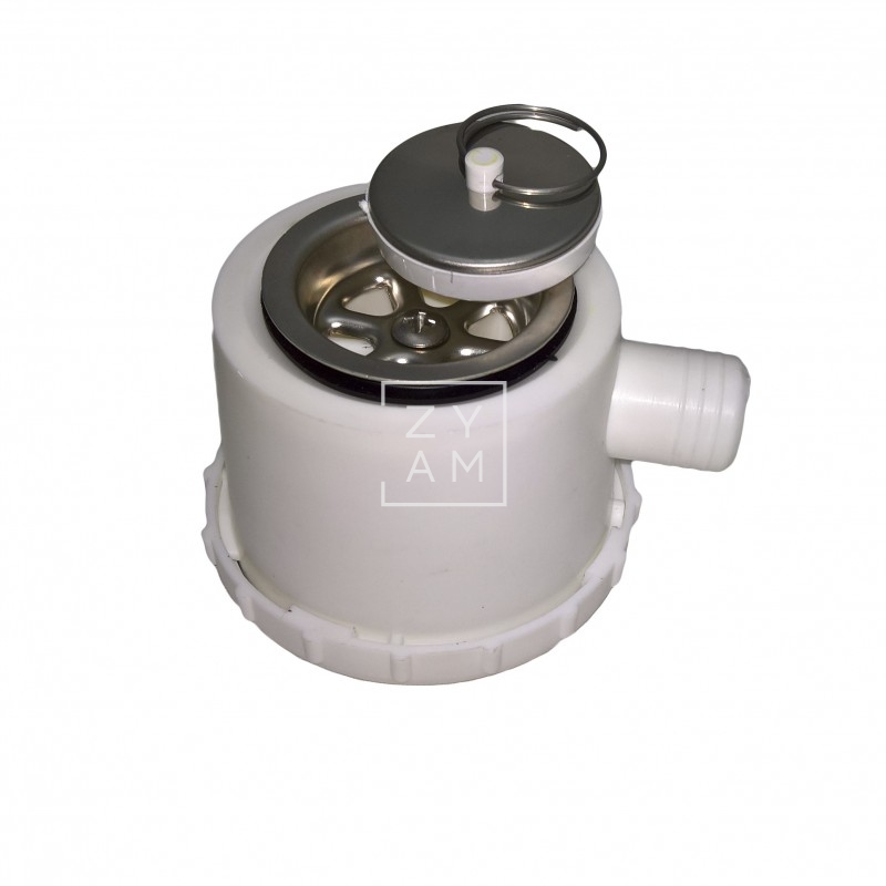 VALVULA INOXIDABLE C/SIFON 20MM