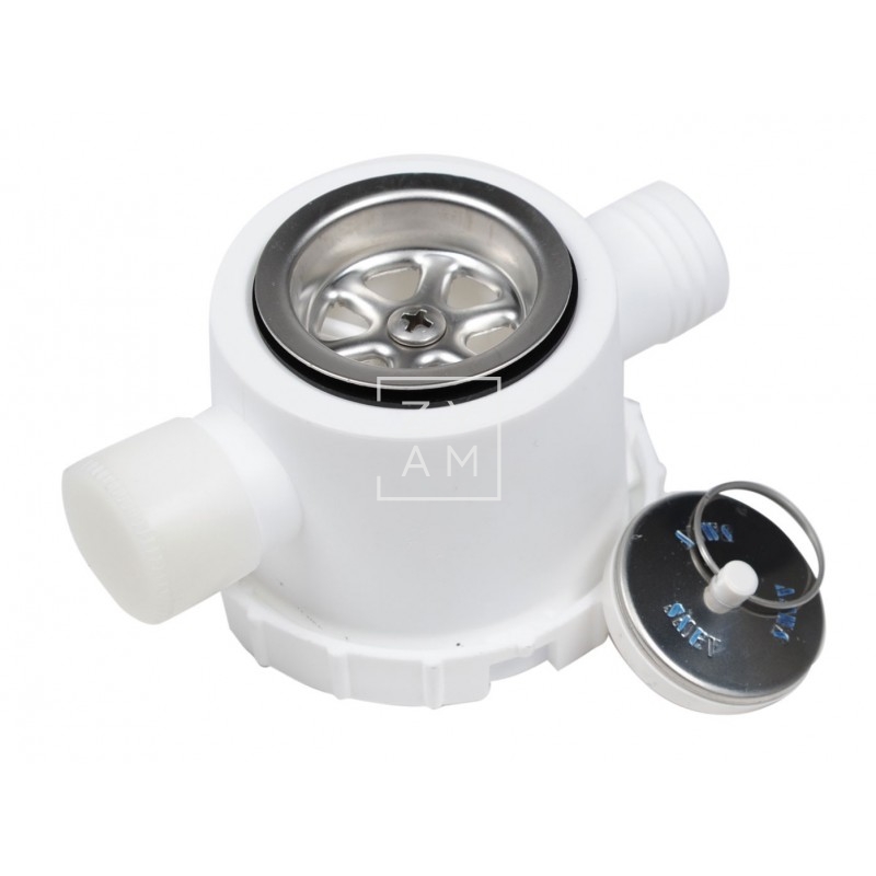 VALVULA INOXIDABLE C/SIFON 25MM