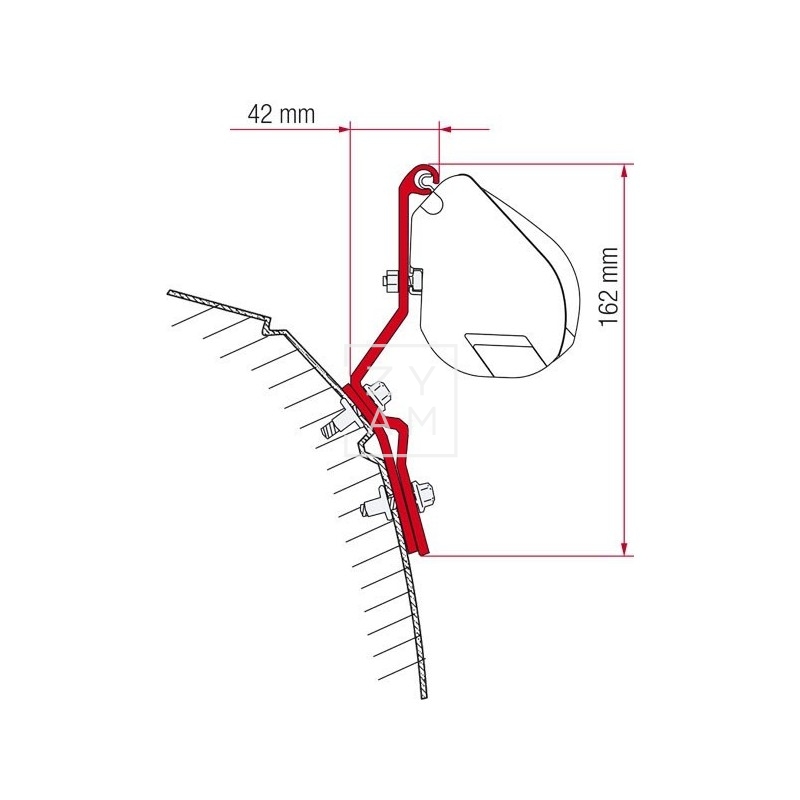 Kit Anclaje F35 VW T4
