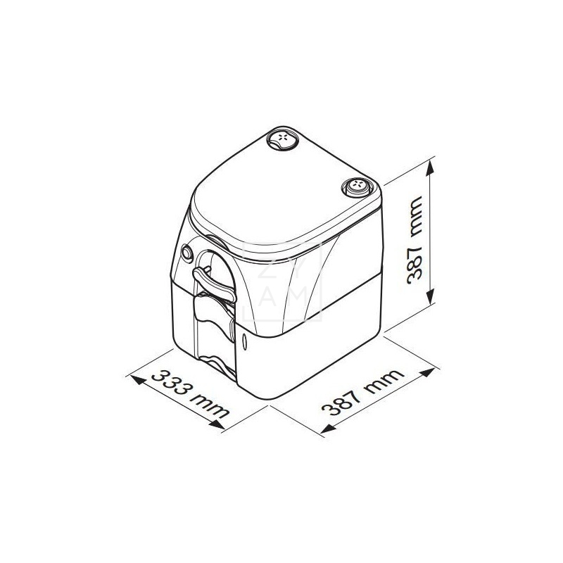 WC PORTATIL DOMETIC 976 19L