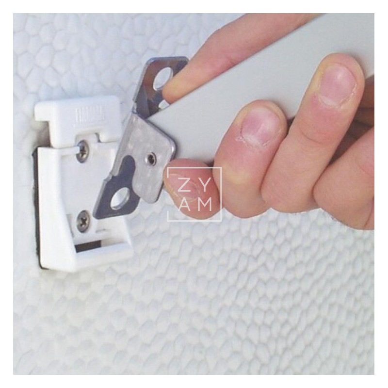 KIT SOPORTE PARED LATERAL FIAMMA PLASTICO