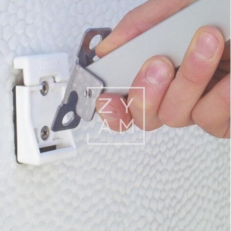 KIT SOPORTE PARED LATERAL FIAMMA PLASTICO