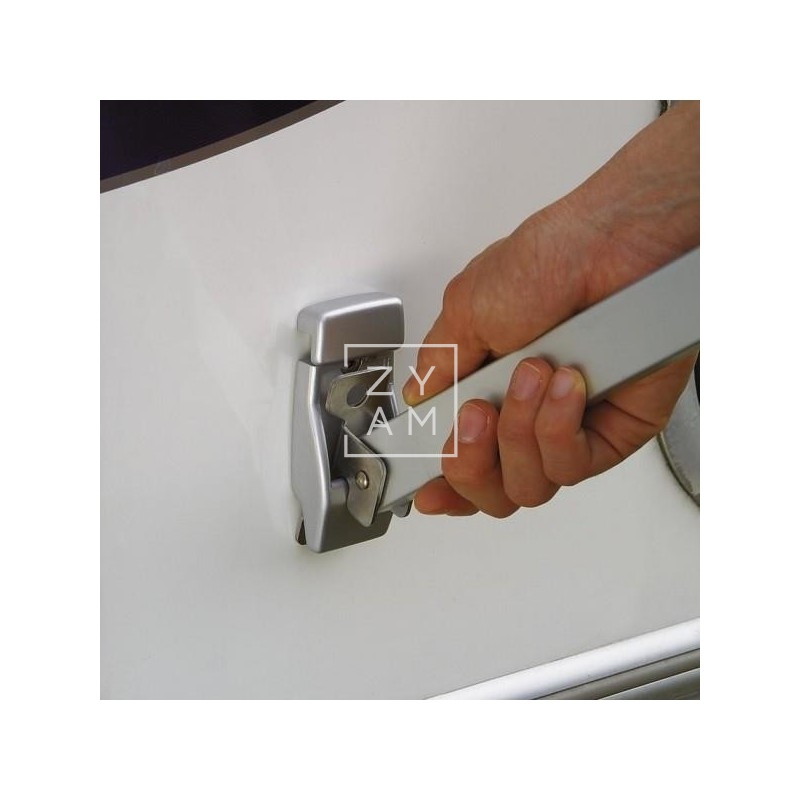 KIT SOPORTE PARED LATERAL FIAMMA ALUMINIO