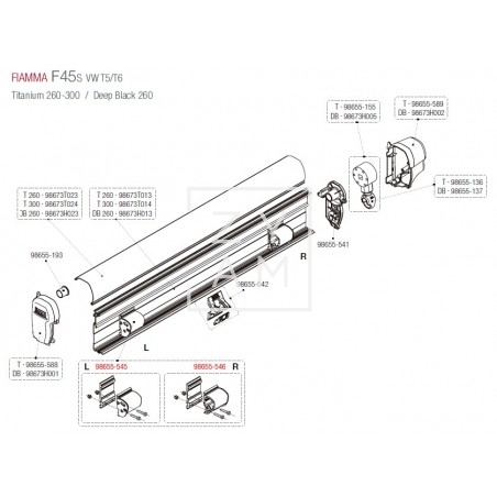 SHOCK ABSORBER F45S/F70 DERECHA 150-400