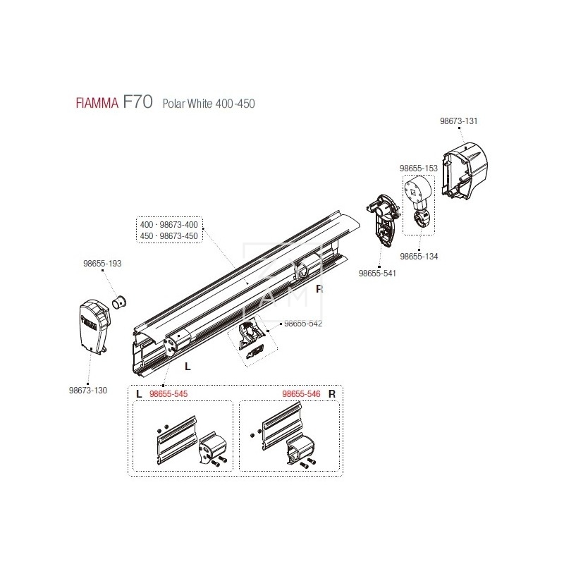 SHOCK ABSORBER F45S/F70 DERECHA 150-400