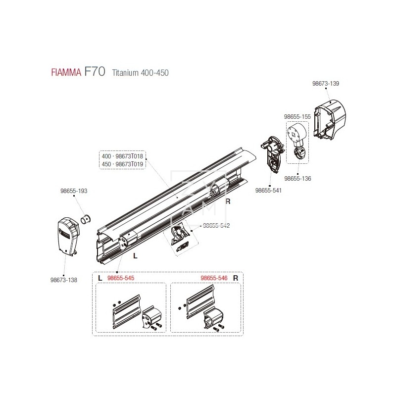 SHOCK ABSORBER F45S/F70 DERECHA 150-400