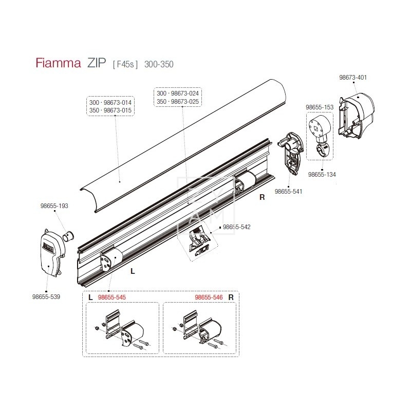SHOCK ABSORBER F45S/F70 DERECHA 150-400