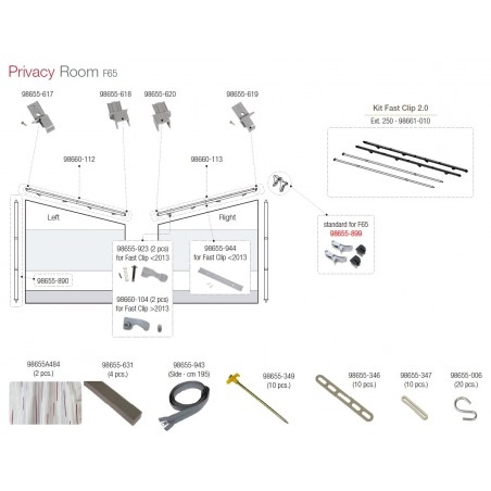 KIT FIJACION FAST CLIP F65