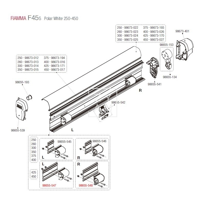 SHOCK ABSORBER F45S 450
