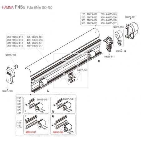 SHOCK ABSORBER F45S 450