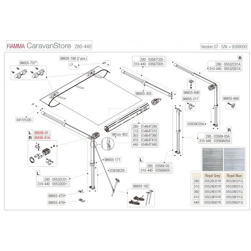 ROTULA F35/CARAVANSTORE 07