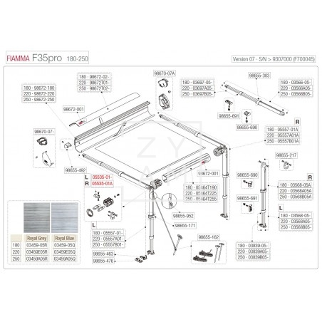 ROTULA F35/CARAVANSTORE 07