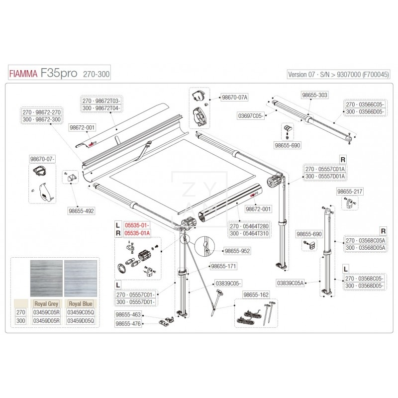 ROTULA F35/CARAVANSTORE 07