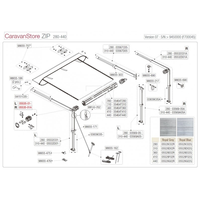 ROTULA F35/CARAVANSTORE 07