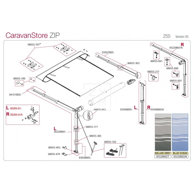 ROTULA F35/CARAVANSTORE 05