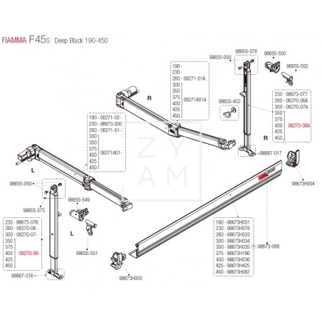 PATA F45S/F70 350-450