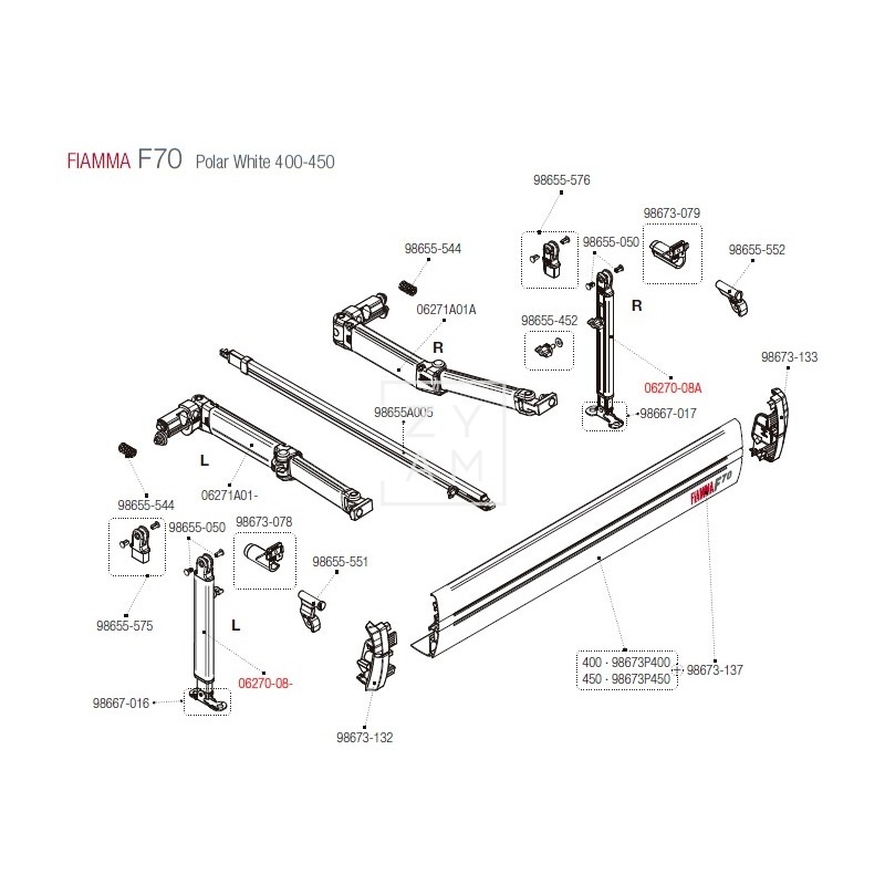 PATA F45S/F70 350-450