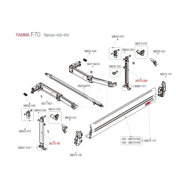 PATA F45S/F70 350-450