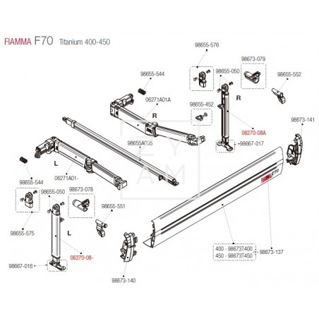 PATA F45S/F70 350-450